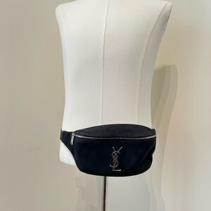 SAINT LAURENT Canvas Waist bag